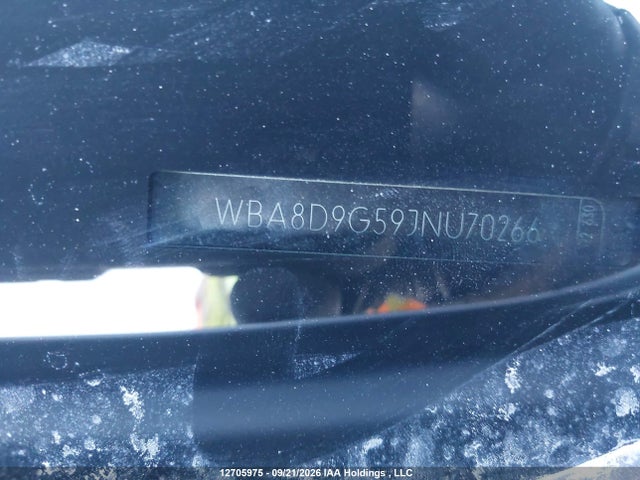 12705975 :رقم المزاد ، WBA8D9G59JNU70266 vin ، 2018 Bmw 330i Xdrive مزاد بيع