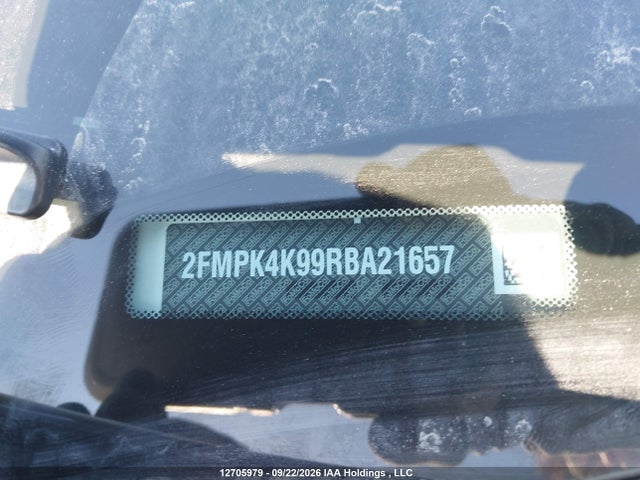 2024 Ford Edge მანქანა იყიდება აუქციონზე, vin: 2FMPK4K99RBA21657, აუქციონის ნომერი: 12705979