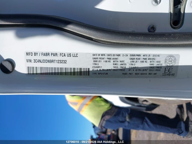 Продажа на аукционе авто 2024 Jeep Compass Trailhawk, vin: 3C4NJDDN9RT123232, номер лота: 12706010