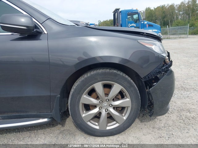 12706081 :رقم المزاد ، 5FRYD4H87GB501289 vin ، 2016 Acura Mdx Elite Package مزاد بيع