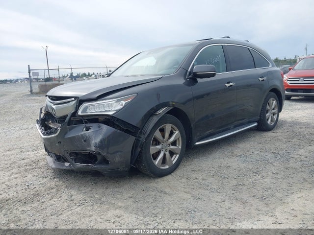 12706081 :رقم المزاد ، 5FRYD4H87GB501289 vin ، 2016 Acura Mdx Elite Package مزاد بيع