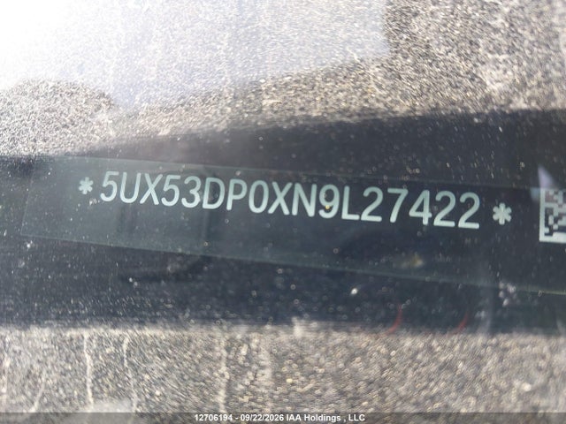 5UX53DP0XN9L27422 BMW X3 Xdrive30i