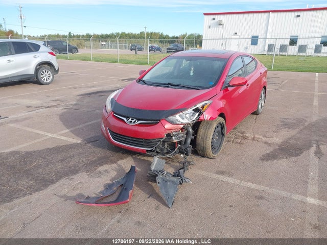 12706197 :رقم المزاد ، KMHDH4AH0FU264418 vin ، 2015 Hyundai Elantra Gls مزاد بيع