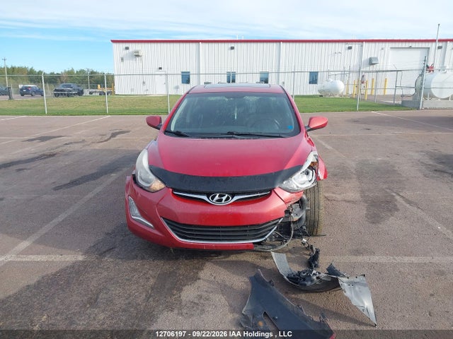 12706197 :رقم المزاد ، KMHDH4AH0FU264418 vin ، 2015 Hyundai Elantra Gls مزاد بيع