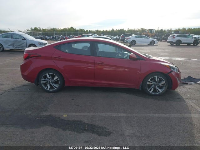 12706197 :رقم المزاد ، KMHDH4AH0FU264418 vin ، 2015 Hyundai Elantra Gls مزاد بيع