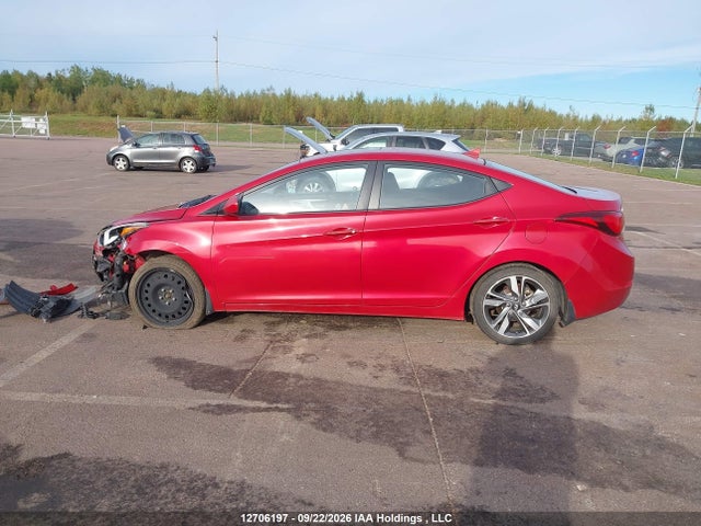 12706197 :رقم المزاد ، KMHDH4AH0FU264418 vin ، 2015 Hyundai Elantra Gls مزاد بيع