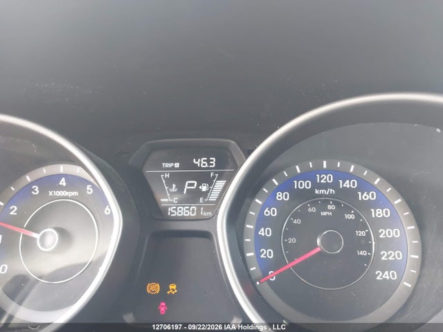 12706197 :رقم المزاد ، KMHDH4AH0FU264418 vin ، 2015 Hyundai Elantra Gls مزاد بيع