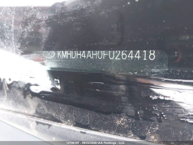 12706197 :رقم المزاد ، KMHDH4AH0FU264418 vin ، 2015 Hyundai Elantra Gls مزاد بيع