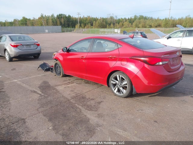 12706197 :رقم المزاد ، KMHDH4AH0FU264418 vin ، 2015 Hyundai Elantra Gls مزاد بيع