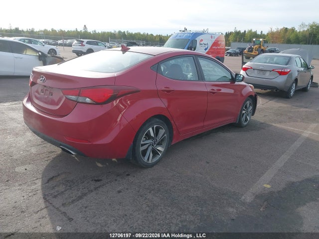 12706197 :رقم المزاد ، KMHDH4AH0FU264418 vin ، 2015 Hyundai Elantra Gls مزاد بيع