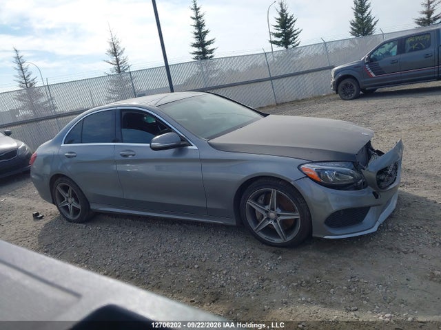 12706202 :رقم المزاد ، 55SWF4KB3FU030083 vin ، 2015 Mercedes-benz C 300 4matic مزاد بيع