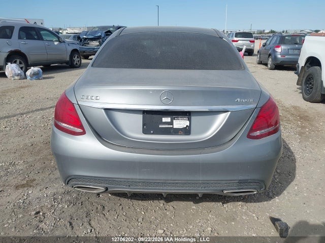 12706202 :رقم المزاد ، 55SWF4KB3FU030083 vin ، 2015 Mercedes-benz C 300 4matic مزاد بيع