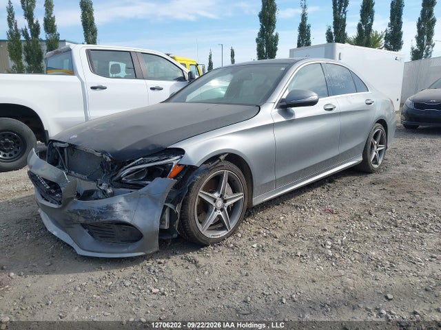 12706202 :رقم المزاد ، 55SWF4KB3FU030083 vin ، 2015 Mercedes-benz C 300 4matic مزاد بيع