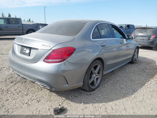 12706202 :رقم المزاد ، 55SWF4KB3FU030083 vin ، 2015 Mercedes-benz C 300 4matic مزاد بيع