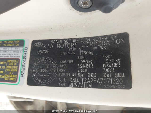 Продаж на аукціоні авто 2010 Kia Soul, vin: KNDJT2A28A7071320, номер лоту: 12706225