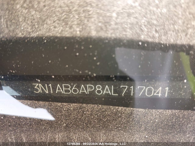 Продаж на аукціоні авто 2010 Nissan Sentra 2.0/2.0s/sr/2.0sl, vin: 3N1AB6AP8AL717041, номер лоту: 12706266