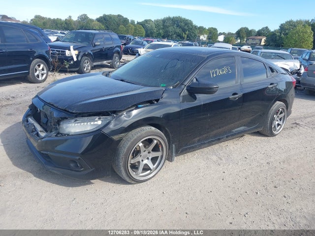 Honda Civic Touring 2019 2HGFC1F90KH100385 Image 2