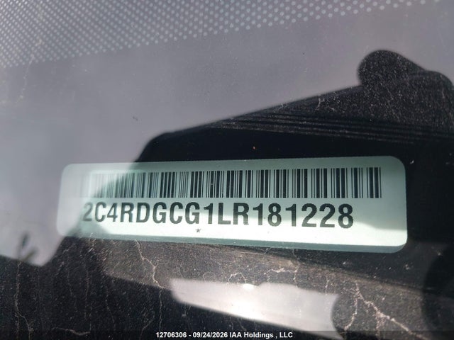 Aukcja sprzedaży 2020 Dodge Grand Caravan Sxt, vin: 2C4RDGCG1LR181228, numer aukcji: 12706306