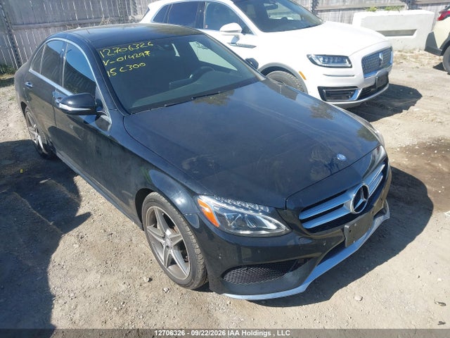 12706326 :رقم المزاد ، 55SWF4KB8FU014297 vin ، 2015 Mercedes-benz C 300 4matic مزاد بيع