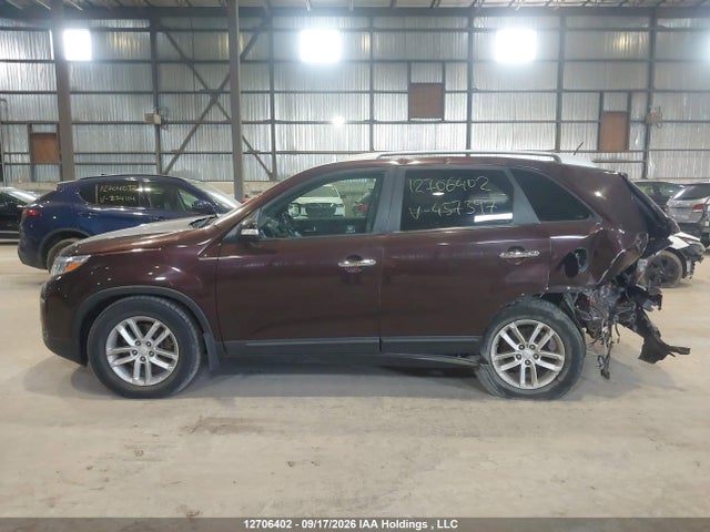 12706402 :رقم المزاد ، 5XYKT4A76EG457397 vin ، 2014 Kia Sorento Lx مزاد بيع