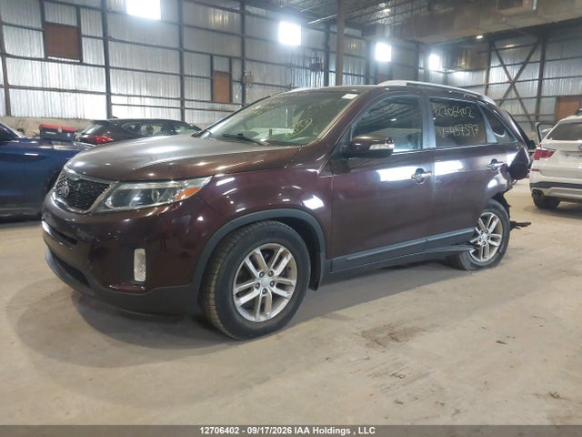 12706402 :رقم المزاد ، 5XYKT4A76EG457397 vin ، 2014 Kia Sorento Lx مزاد بيع