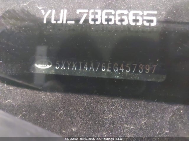12706402 :رقم المزاد ، 5XYKT4A76EG457397 vin ، 2014 Kia Sorento Lx مزاد بيع