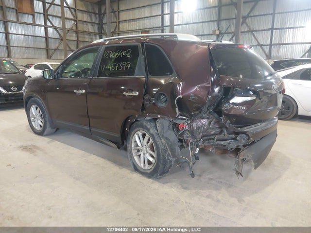 12706402 :رقم المزاد ، 5XYKT4A76EG457397 vin ، 2014 Kia Sorento Lx مزاد بيع