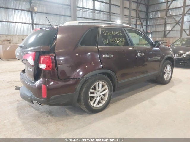 12706402 :رقم المزاد ، 5XYKT4A76EG457397 vin ، 2014 Kia Sorento Lx مزاد بيع