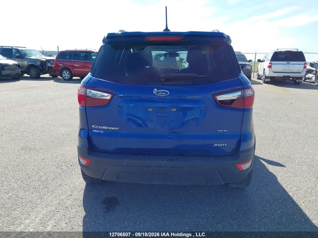 Aukcja sprzedaży 2019 Ford Ecosport Ses, vin: MAJ6S3JLXKC280757, numer aukcji: 12706507
