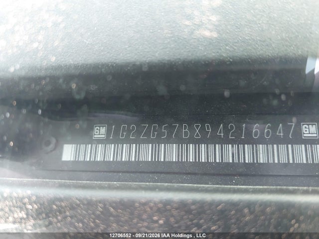 Aukcja sprzedaży 2009 Pontiac G6 New Se, vin: 1G2ZG57B894216647, numer aukcji: 12706552