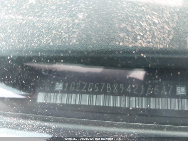 Aukcja sprzedaży 2009 Pontiac G6 New Se, vin: 1G2ZG57B894216647, numer aukcji: 12706552