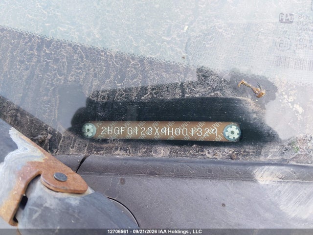 12706561 :رقم المزاد ، 2HGFG123X9H001329 vin ، 2009 Honda Civic Dx-g مزاد بيع