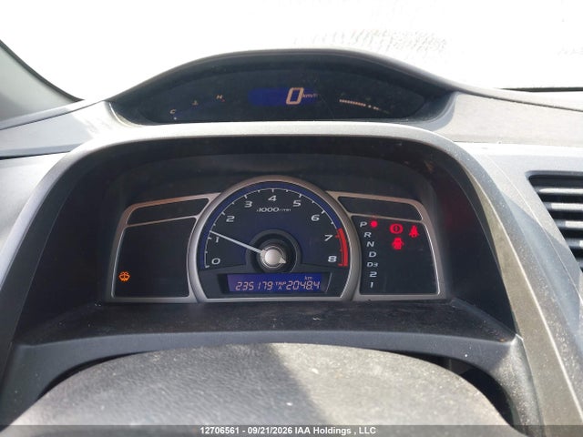 12706561 :رقم المزاد ، 2HGFG123X9H001329 vin ، 2009 Honda Civic Dx-g مزاد بيع