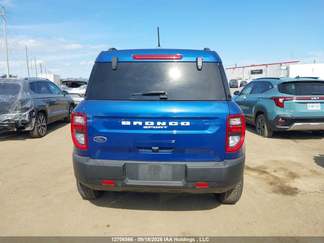 12706566 :رقم المزاد ، 3FMCR9B64RRE38540 vin ، 2024 Ford Bronco Sport Big Bend مزاد بيع