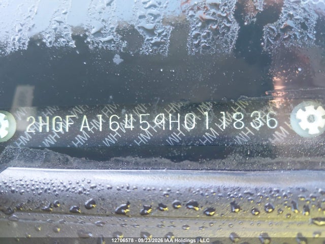 Продаж на аукціоні авто 2009 Honda Civic Dx-g, vin: 2HGFA16459H011836, номер лоту: 12706578