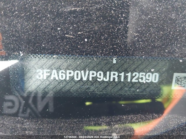 Продаж на аукціоні авто 2018 Ford Fusion Sport, vin: 3FA6P0VP9JR112590, номер лоту: 12706584