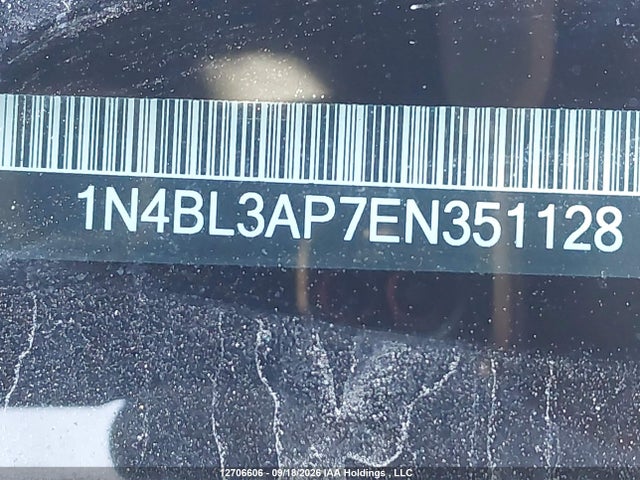 12706606 :رقم المزاد ، 1N4BL3AP7EN351128 vin ، 2014 Nissan Altima 3.5s/3.5sv/3.5sl مزاد بيع