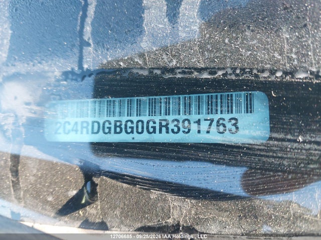 Продажа на аукционе авто 2016 Dodge Grand Caravan Se, vin: 2C4RDGBG0GR391763, номер лота: 12706685