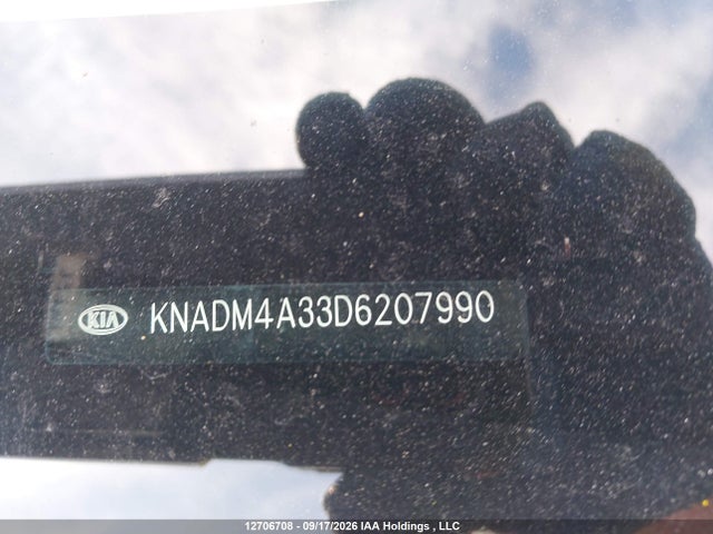 12706708 :رقم المزاد ، KNADM4A33D6207990 vin ، 2013 Kia Rio Lx مزاد بيع