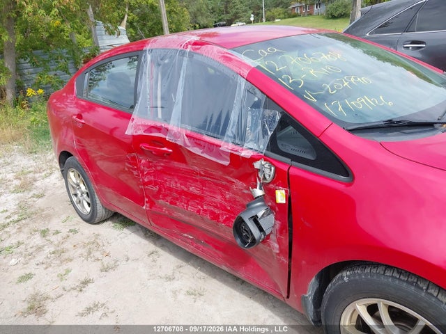 12706708 :رقم المزاد ، KNADM4A33D6207990 vin ، 2013 Kia Rio Lx مزاد بيع