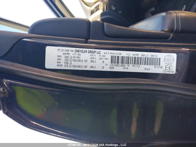 Продаж на аукціоні авто 2014 Jeep Grand Cherokee Limited, vin: 1C4RJFBG8EC188659, номер лоту: 12706720