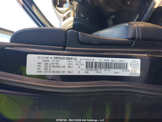 Продаж на аукціоні авто 2014 Jeep Grand Cherokee Limited, vin: 1C4RJFBG8EC188659, номер лоту: 12706720