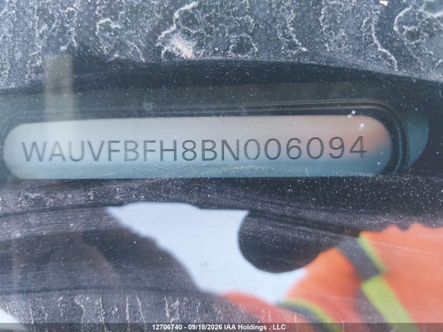 12706740 :رقم المزاد ، WAUVFBFH8BN006094 vin ، 2011 Audi A5 Prestige مزاد بيع