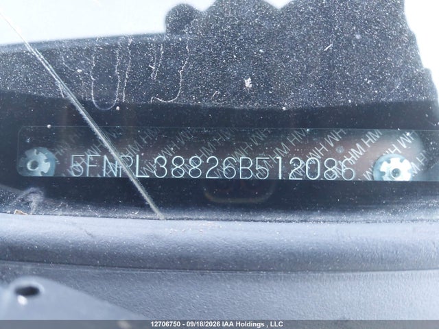 Продаж на аукціоні авто 2006 Honda Odyssey Touring, vin: 5FNRL38826B512086, номер лоту: 12706750