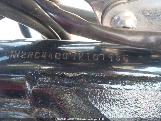 2007 Honda Vt750 Dc მანქანა იყიდება აუქციონზე, vin: JH2RC44007M101985, აუქციონის ნომერი: 12706769