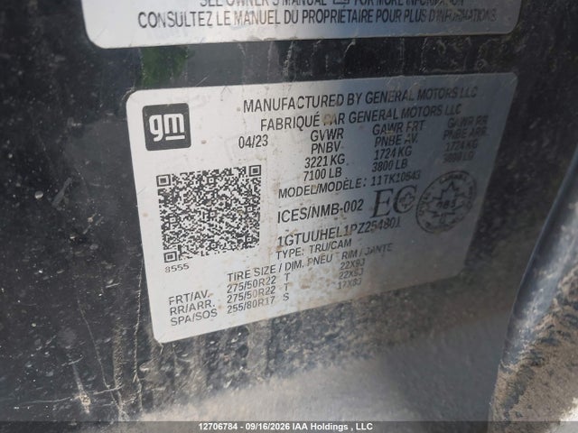 1GTUUHEL1PZ254801 GMC Sierra K1500 Denali Ultimate