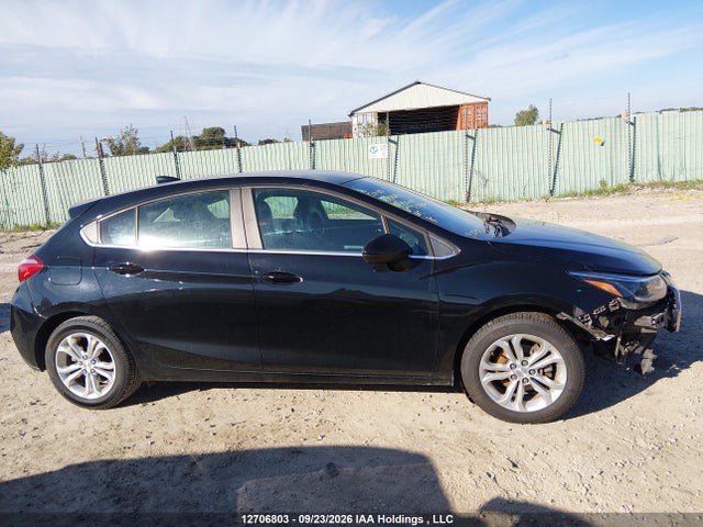 12706803 :رقم المزاد ، 3G1BE6SM2KS537227 vin ، 2019 Chevrolet Cruze Lt مزاد بيع