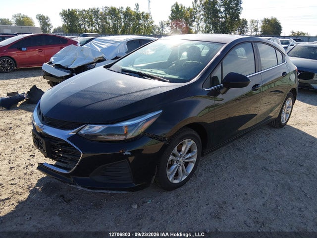12706803 :رقم المزاد ، 3G1BE6SM2KS537227 vin ، 2019 Chevrolet Cruze Lt مزاد بيع