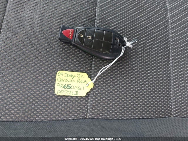 12706805 :رقم المزاد ، 2D8HN44E39R650561 vin ، 2009 Dodge Grand Caravan Se مزاد بيع