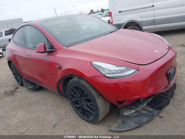 Aukcja sprzedaży 2022 Tesla Model Y Long Range, vin: 7SAYGDEEXNF568438, numer aukcji: 12706861